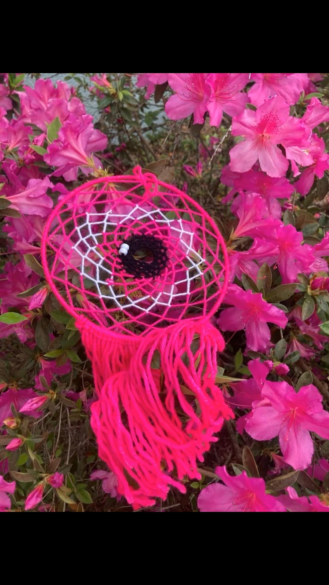 10 Inch Pink Evileye DreamCatcher