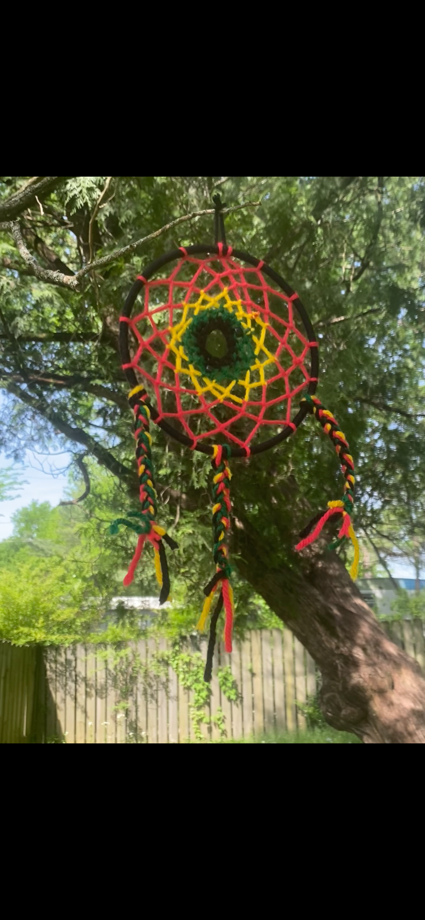 Reggae Rasta Small DreamCatcher