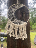 Crescent Macrame Dreamcatcher 10IN